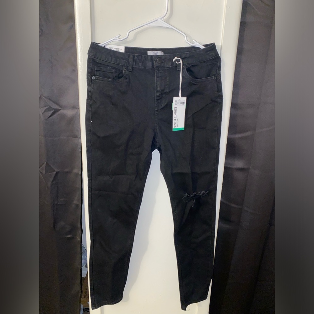 Refuge Rio Mid Rise Skinny Push Up Jeans